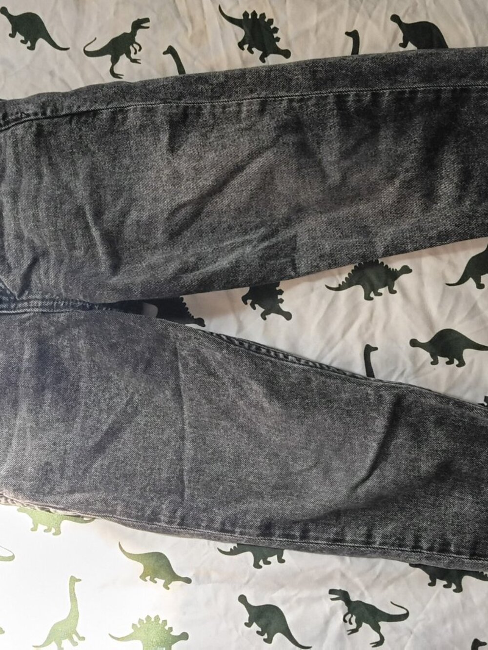 Mom jeans size 6 stone wash grey